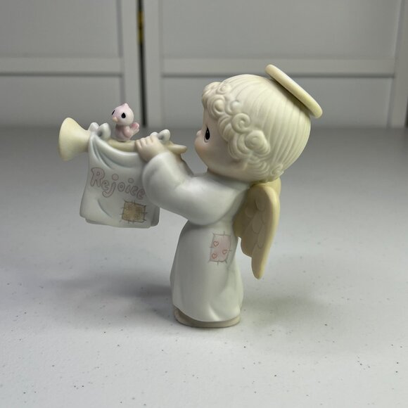 Precious Moments Rejoice O Earth Vintage Collectible Figurine 1991 Enesco Boxed - Picture 6 of 11